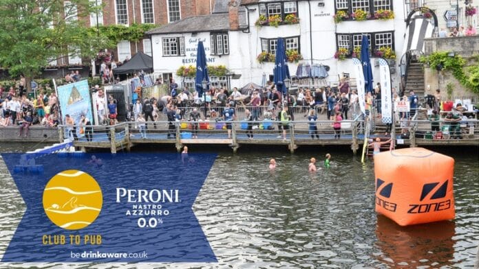 220614_Peroni Nastro Azzurro 0.0 sponsoring 2022 Club to Pub swim