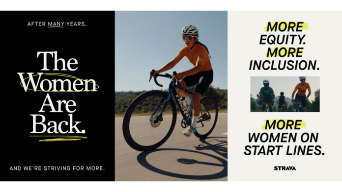 220725_Strive for More pledge from Strava at Tour de France Femmes