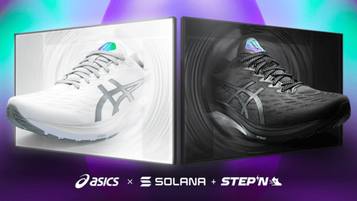 221104_ASICS x Solana UI Collection stepping out with Web3 commitment