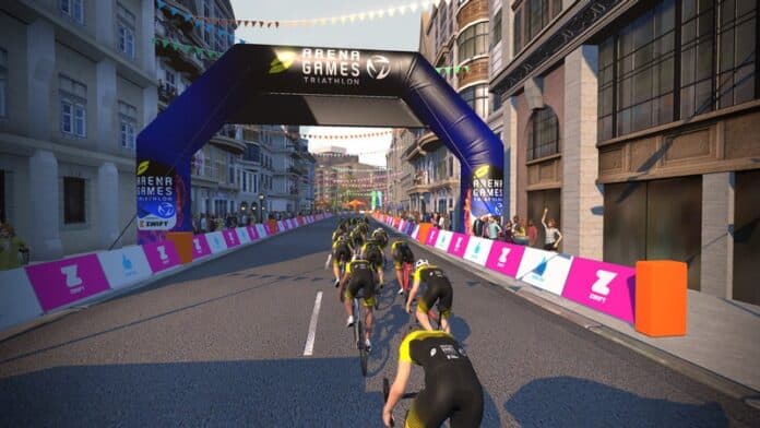 230216_Zwift community race series to support Arena Games Triathlon