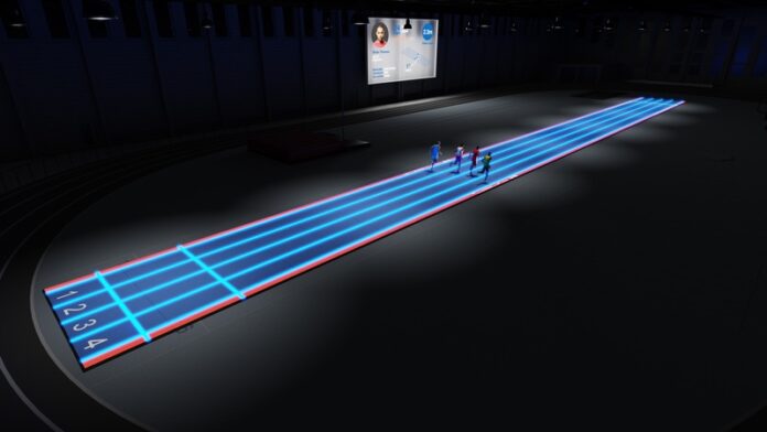 Sensor-enabled performance running track from Feldspar