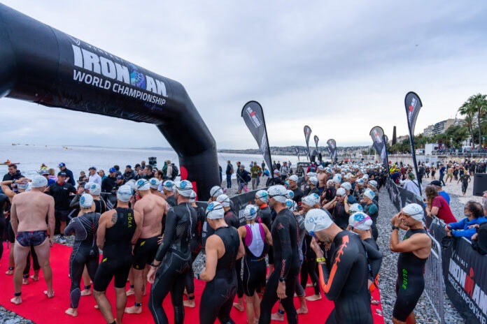 IRONMAN swim start