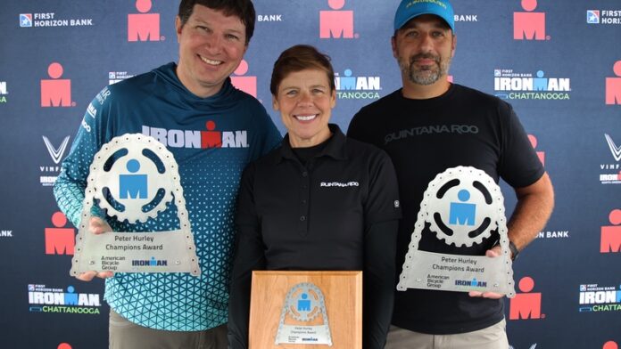 Peter Hurley Champions Award at IRONMAN Chattanooga