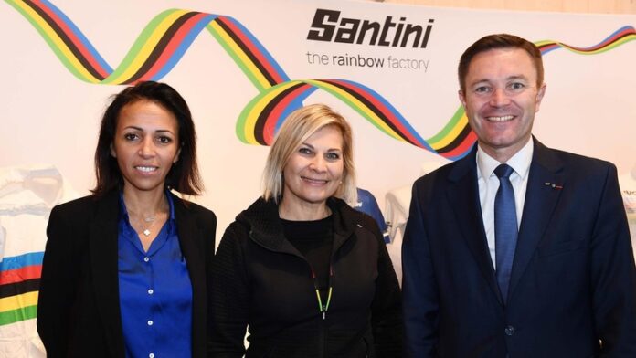 UCI and Santini renew partnership for further seven years - image credit UCI - SWPix
