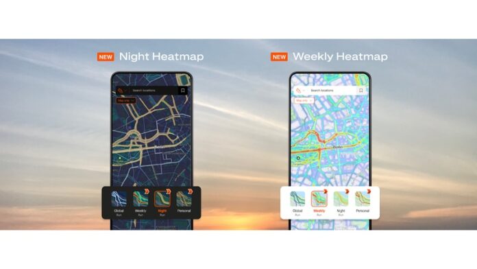 Strava expands mapping tools with night and weekly heatmaps