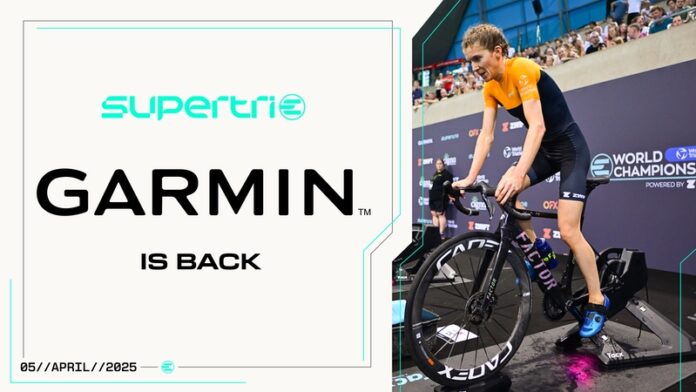 Garmin returns as official sponsor of 2025 Supertri E World Championships Powered by MyWhoosh