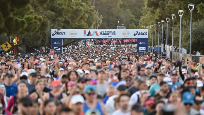 2025 ASICS Los Angeles Marathon - image credit Andrew McClanahan - McCourt Foundation 2025 ASICS Los Angeles Marathon - image credit Andrew McClanahan - McCourt Foundation
