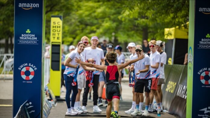 Amazon supports free registration for Kids Day events at Boston Triathlon weekend Amazon supports free registration for Kids Day events at Boston Triathlon weekend