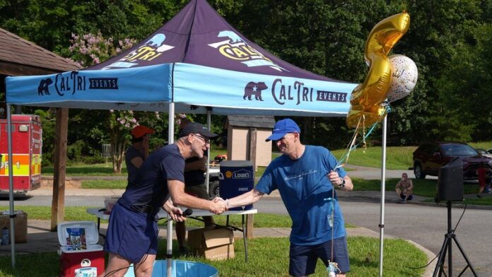 Cal Tri Events has congratulated Eric Fletcher on becoming the first-ever member of its Club 25