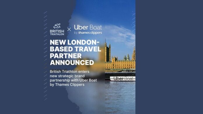 British Triathlon x Uber Boat by Thames Clippers