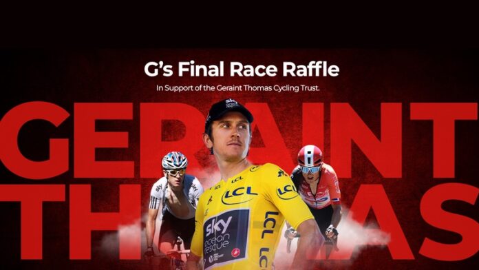 Geraint Thomas final race raffle