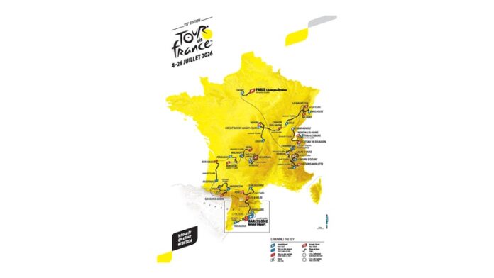 2026 Tour de France route