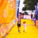 Outlaw Triathlon finish