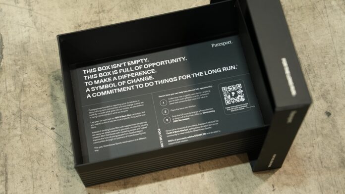 Puresport 'Thrift It Back' campaign to fund Greenhouse Sports charity