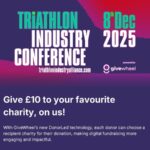 GiveWheel running live donor-led fundraising at Triathlon Industry Conference 2025