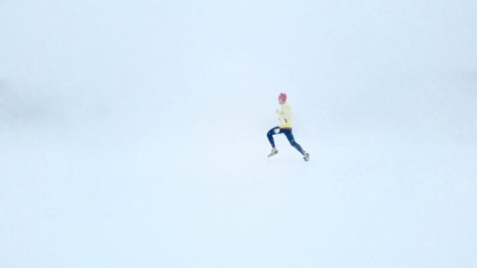 Winter running - image credit Isaac Wendland - Unsplash