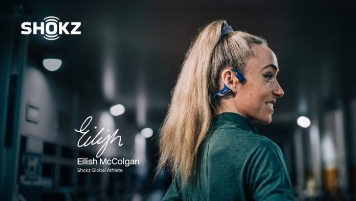 Shokz global athlete Eilish McColgan Shokz global athlete Eilish McColgan