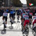 Il Lombardia race start in Bergamo in 2024