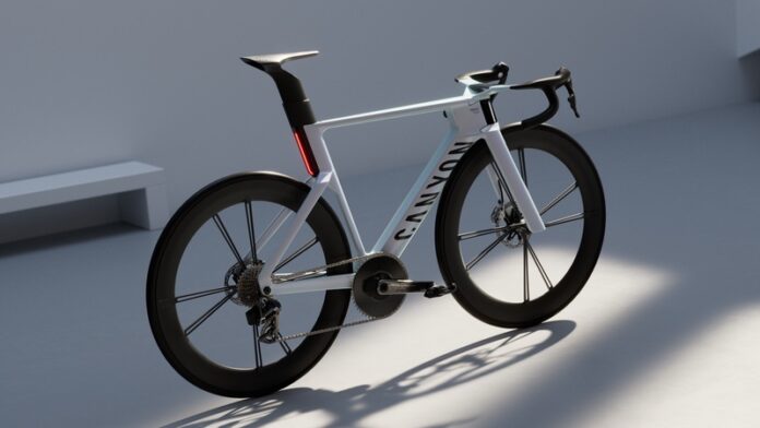 Canyon Predict bike prototype incorporates AI safety system and smart helmet