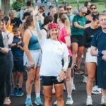 Esmée Gummer at Perth Run Club, targets Guinness World Record as The Nation's 5k progresses