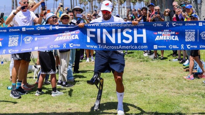 Mohamed Lahna Triathlon Across America - image credit Ryan Sosna Bowd