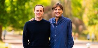 US$12m in funding for charity tech firm givestar givestar co-founders Tom Montague and Alex Coleridge