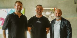 HYROX founders invest in fitness racing series XENOM and form strategic partnership Moritz Fürste, Keith Barlow of XENOM, and Christian Toetzke
