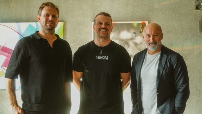 Moritz Fürste, Keith Barlow of XENOM, and Christian Toetzke